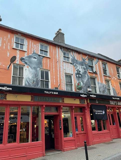 Tully's Bar shopfront on Tullow Street